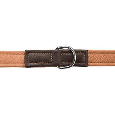 TRIXIE HONDENRIEM ACTIVE COMFORT VERSTELBAAR LEER BRUIN / LICHTBRUIN 200X2 CM - thumbnail