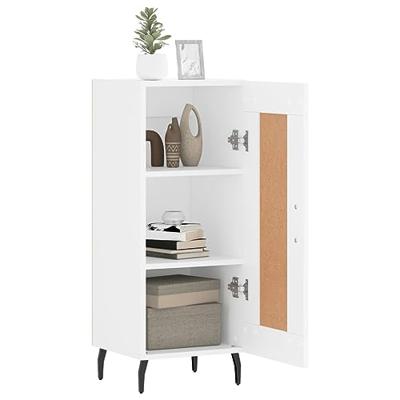 Dressoir 34,5x34x90 cm bewerkt hout wit