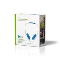 Bedrade Koptelefoon | 1,2 m Ronde Kabel | On-Ear | Blauw/Wit - thumbnail