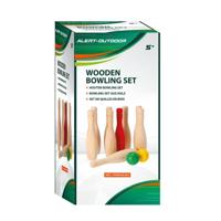 Alert Outdoor Houten Bowling Set - thumbnail