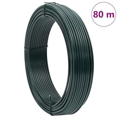 VidaXL Hek binddraad groen 80 m pvc
