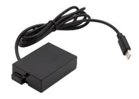 ChiliPower ACK-E8 dummy accu USB-C adapterset voor Canon, accutype LP-E8 - thumbnail