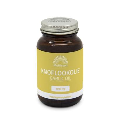Mattisson Knoflookolie/garlic oil 1000mg 60 Capsules