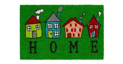 Deurmat Home 4 Houses Ruco Print hamat - Hamat