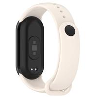Siliconen bandje - Beige - Xiaomi Smart Band 8 & 9 - thumbnail