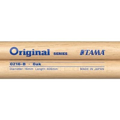 Tama O216-B drumstokken Japanese Oak met Ball tip - 16mm
