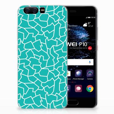 Huawei P10 | Hoesje maken | Cracks Blue