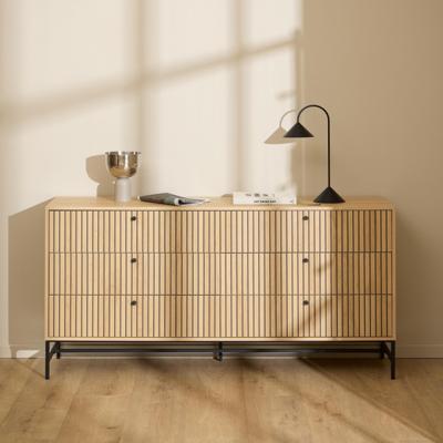 Bendt Ladekast 'Davon' Eikenlook 158cm, Met 6 laden