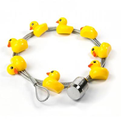 Trendform Foto koord Ducky met 8 Ducky gele magneten