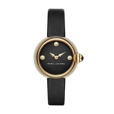 Horlogeband Marc by Marc Jacobs MJ1432 Leder Zwart 10mm Horlogeband Marc by Marc Jacobs MJ1432 Leder Zwart 10mm