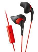 JVC HA-ENR15-BR-E in-ear sport-hoofdtelefoon met afstandsbediening en microfoon zwart/rood - thumbnail