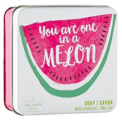 Scottish Fine Soaps Soap in a Tin Fruits Melon Soap 100gr