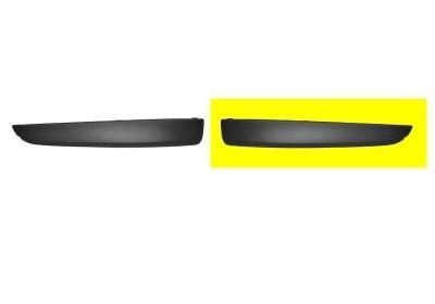 Bumperlijst Links Voor -2/08 Zwart 3792581