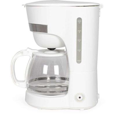 Elektrisch koffiezetapparaat - LIVOO - DOD200W - 750W - 1,25L - 10 tot 12 kopjes - Wit