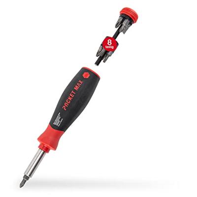 Wiha 45292 | PocketMax® magnetic | Schroevendraaier met bitmagazijn | 8 bits | 1/4" - 45292