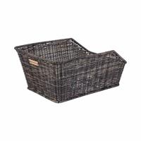 Basil cento rattan look - fietsmand - achterop -bruin - thumbnail