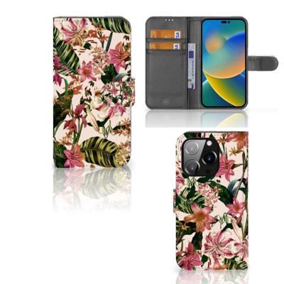 iPhone 14 Pro Hoesje Flowers