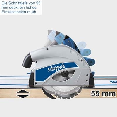 Scheppach Invalzaag 160mm PL55 - thumbnail