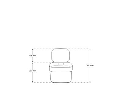 Curver Ready to Collect 5L groen