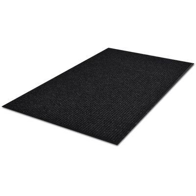 Deurmat PVC 150 x 90 cm (zwart) - thumbnail