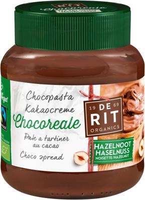 De Rit 378173 suiker- & chocoladedessert 350 g Hazelnoot, Chocolade 1 stuk(s)