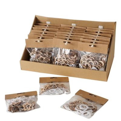 Boltze Home Strooi decoratie hout pasen 48-delig