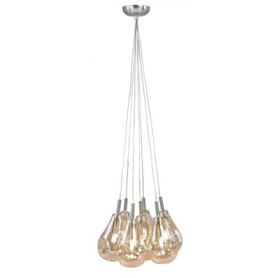 HighLight hanglamp Granata - mat zwart en smoke