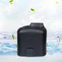 Draagbare creatieve hangende taille USB ventilator met drie instelbare wind snelheid (zwart) - thumbnail