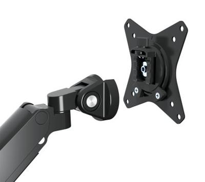 Manhattan 461887 Monitor-tafelbeugel 2-voudig 43,2 cm (17) - 81,3 cm (32) Zwart Kantelbaar en zwenkbaar Manhattan 461887 Monitor-tafelbeugel 2-voudig 43,2 cm (17) - 81,3 cm (32) Zwart Kantelbaar en zwenkbaar