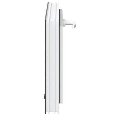 Kelderraam "RISOR" 60x40 cm Kantelbaar 3 Glas antraciet