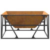 Vuurkorf Bruin 80 x 80 x 40 cm Cortenstaal - thumbnail