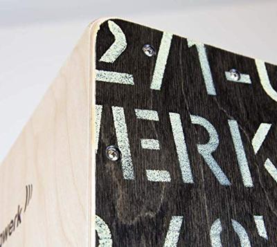 Schlagwerk CP404BLK 2inOne Snare Cajon (berkenhout zwarte print)