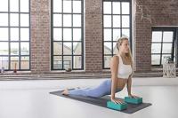 Tunturi Yoga blok l turquoise - thumbnail