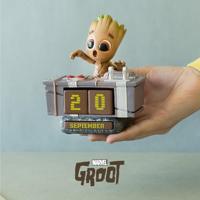 Marvel 3D Perpetual Calendar Groot Death Button 12 cm - thumbnail