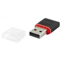 Esperanza EA134K geheugenkaartlezer Zwart, Zilver, Transparant USB 2.0 - thumbnail