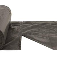 Vuilniszakken met trekkoorden 250 st 120 l zwart - thumbnail