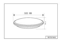 Trio Witte led plafonnièreLimbus Ø 50cm - R67021931 - thumbnail