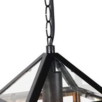 QAZQA Smart buiten hanglamp zwart IP23 incl. Wifi G95 - Amsterdam - thumbnail