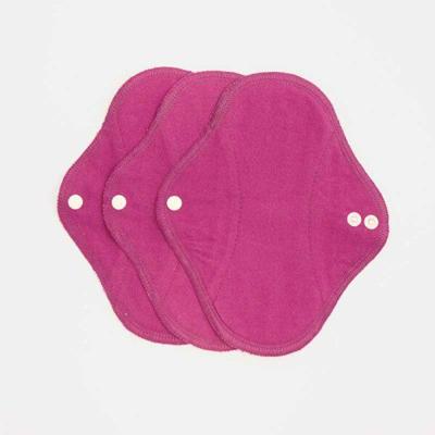 ImseVimse Wasbare Inlegkruisjes bio katoen 3 stuks (Design: Sangria (fuchsia))