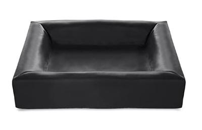 Bia bed kunstleer hoes hondenmand zwart Bia bed kunstleer hoes hondenmand zwart