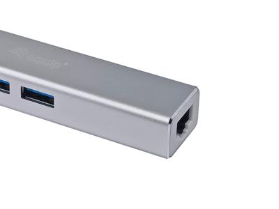 Equip 133481 usb-c to 3-port usb 3.0 hub with gigabit adapter