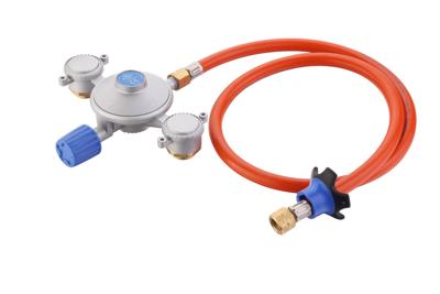 CADAC Dual Power Pak gasdrukregelaar - met gasslang van 85 cm