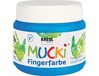 Creativ Company Mucki vingerverf, blauw, 150 ml/ 1 doosje - thumbnail