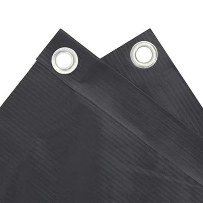 Balkonscherm 400x90 cm PVC antracietkleurig - thumbnail