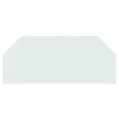Glasplaat openhaard zeshoekig 120x50 cm