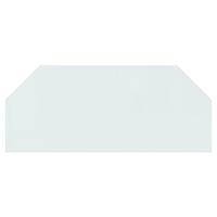 Glasplaat openhaard zeshoekig 120x50 cm - thumbnail