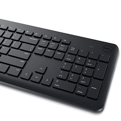 DELL KM3322W toetsenbord Inclusief muis RF Draadloos QWERTY UK International Zwart