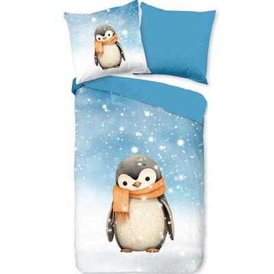 Good Morning Kinderdekbedovertrek "pinguin" - Multi - (140x200/220 cm) - Katoen Flanel Good Morning Kinderdekbedovertrek "pinguin" - Multi - (140x200/220 cm) - Katoen Flanel