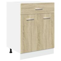 Onderkast met lade Lyon 60x46x81,5 cm bewerkt hout sonoma eikenkleurig - thumbnail