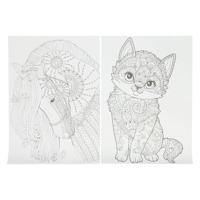 Creative Craft Group Kleuren op nummer met 5 kleurpotloden - thumbnail